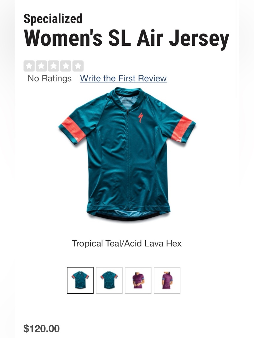 Specialized Women’s SL Air Jersey